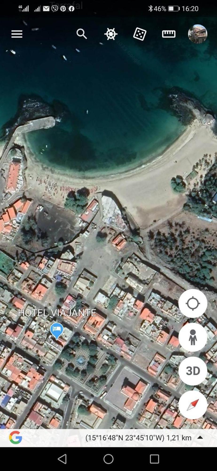 Hotel Viajante Tarrafal  Buitenkant foto